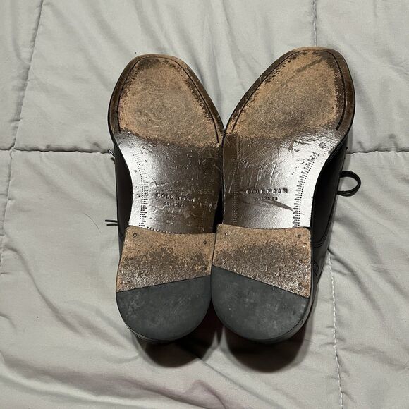 Cole Haan Jefferson Grand 2.0 Mens Size 12D Brown Classic Wingtip Oxford Shoes - Picture 8 of 10